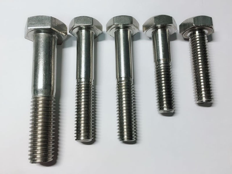 Lot De Boulons Hexagonaux En Acier Inoxydable A2 - Filet UNC 1/4" à 1/2" - Pour Assemblage Résistant