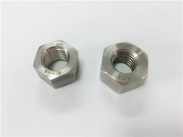 attaches en alliage spécial du fabricant hastelloy c276 noix