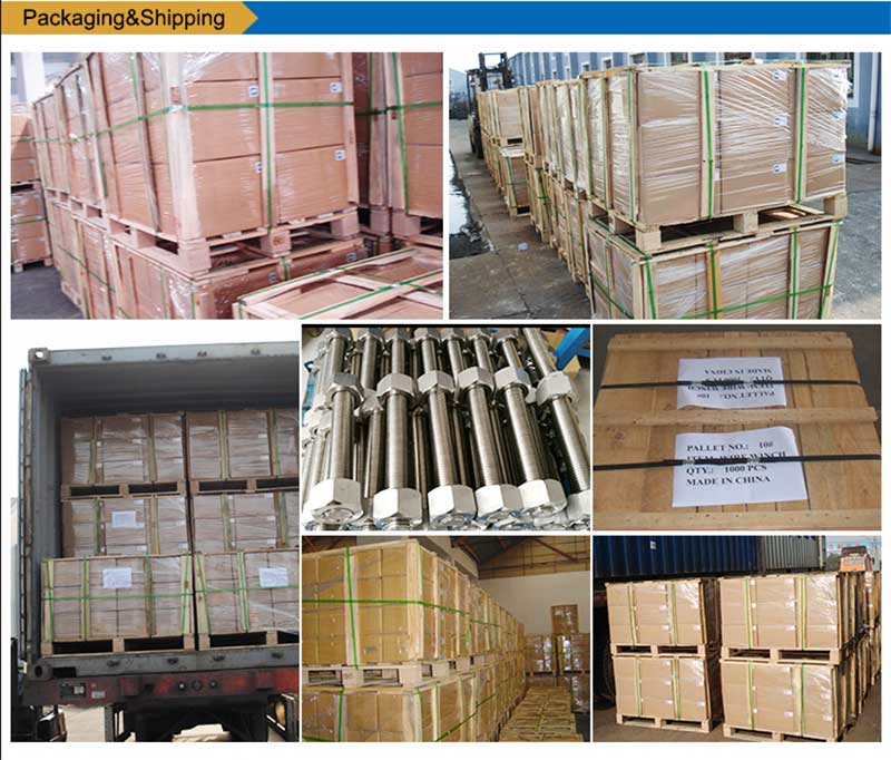 Acier inoxydable-Liste-Boulons-Vis-Fixation-emballage